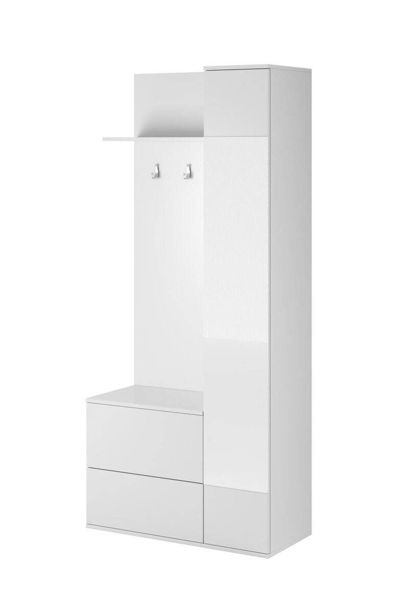Armario de pasillo green 90x34x195 blanco