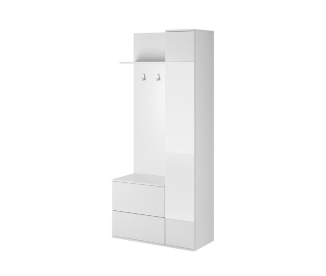 Armario de pasillo green 90x34x195 blanco