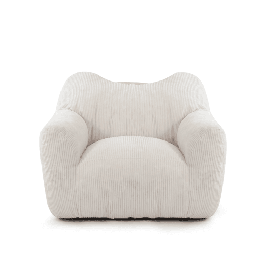 Puff relax quadrado HOMEMIYN em bombazina com enchimento de espuma