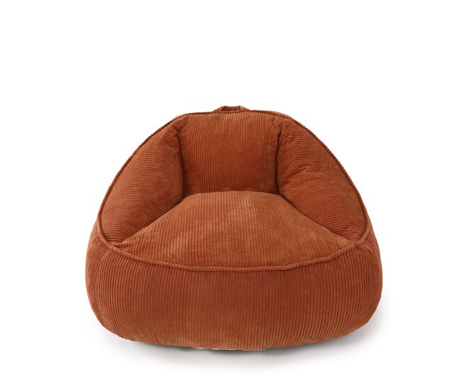 Sofá relax de suelo homemiyn tipo puff de corduroy con relleno de espuma