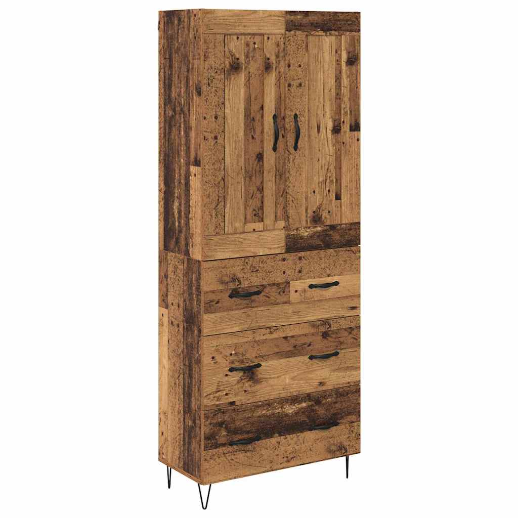 Aparador alto - Mueble de almacenamiento 69 Madera