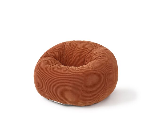 Puff relax pera homemiyn de corduroy con relleno de espuma