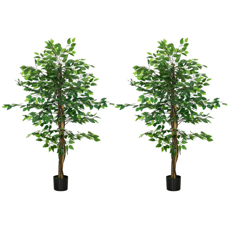 Ficus Artificiale PEVA HOMCOM, hogar - decoración