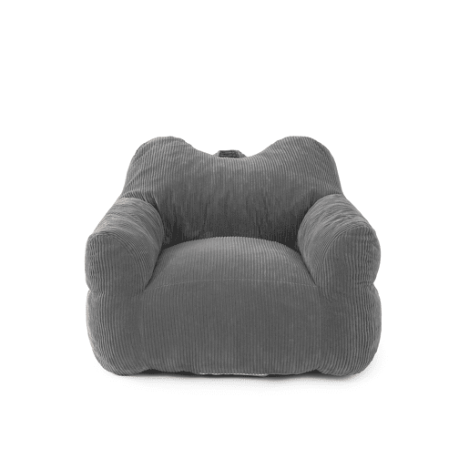 Puff relax quadrado HOMEMIYN em bombazina com enchimento de espuma