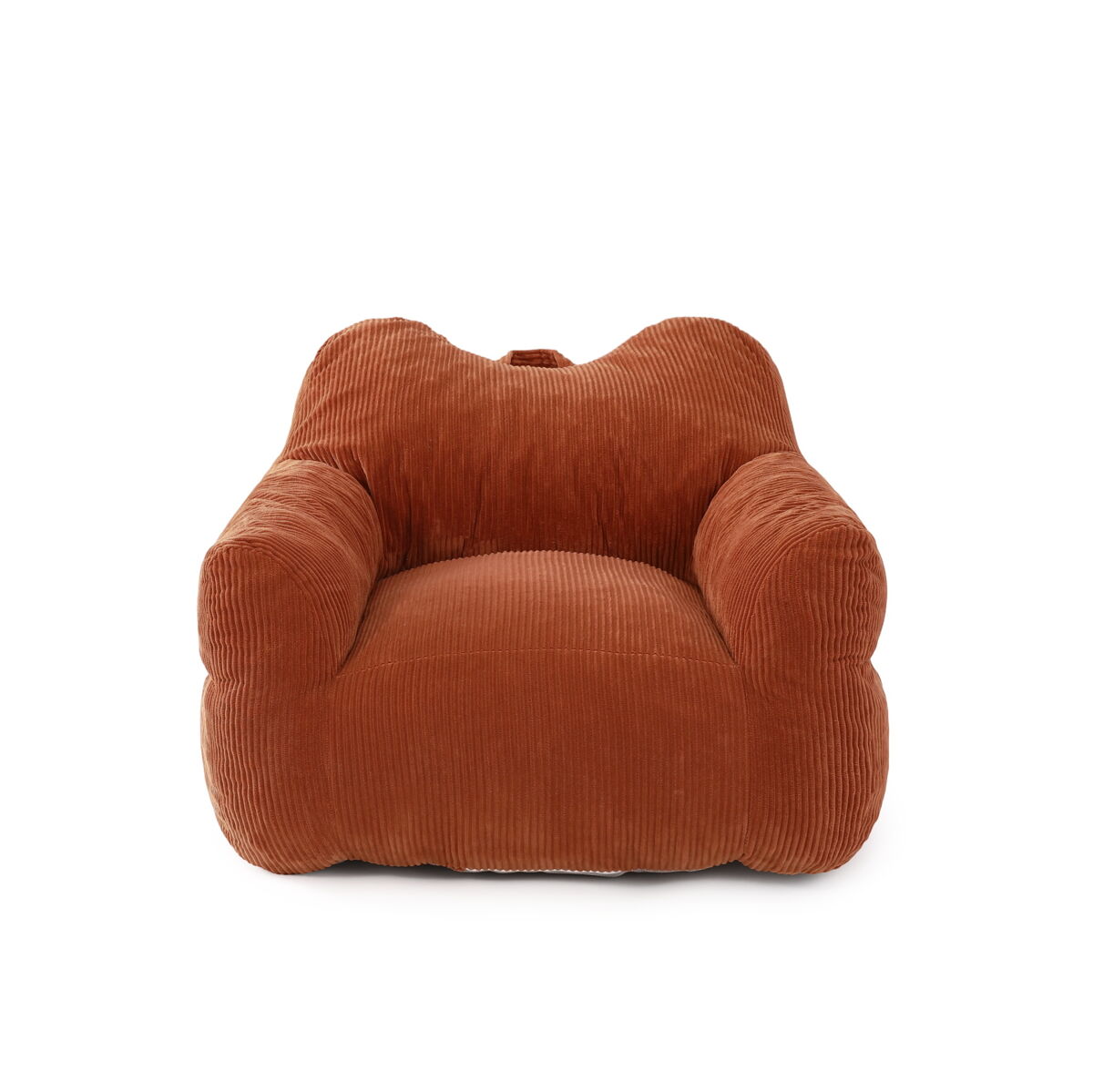 Puff relax cuadrado homemiyn de corduroy con relleno de espuma