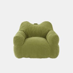 Puff relax quadrado HOMEMIYN em bombazina com enchimento de espuma