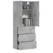 Aparador alto - Mueble de almacenamiento 69 Aparador alto - Mueble de almacenamiento 69 Gris