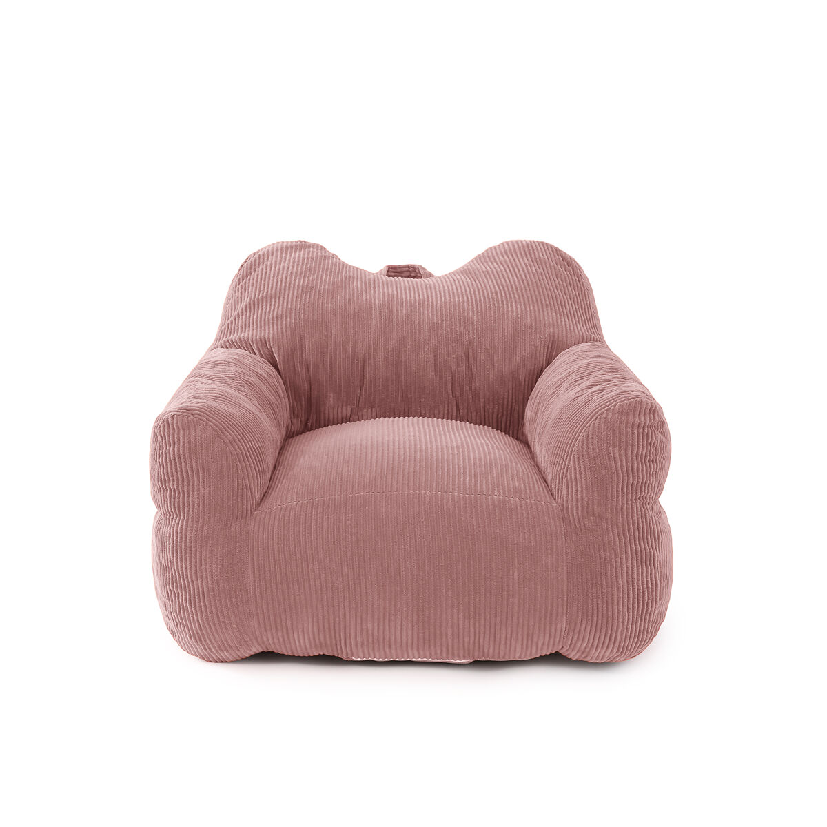 Puff relax cuadrado homemiyn de corduroy con relleno de espuma