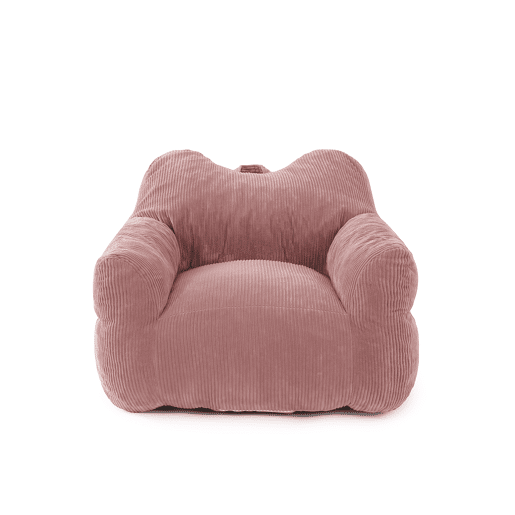 Puff relax quadrado HOMEMIYN em bombazina com enchimento de espuma