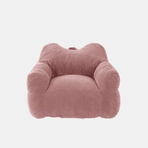 Puff relax quadrado HOMEMIYN em bombazina com enchimento de espuma