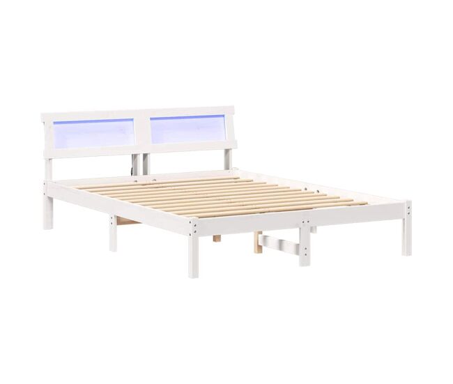 Estructura de cama doble matrimonial - 135 x 190 cm madera de pino macizo