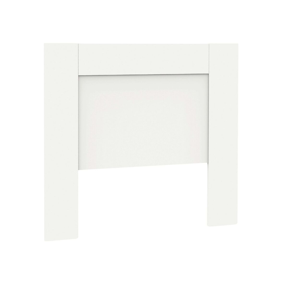 Cabecero de cama aroa 100 cm, cabezal dormitorio, melamina blanco mate