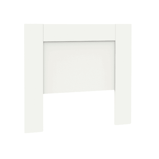 Cabeceira de cama Aroa de 100 cm, cabeceira para quarto, melamina branca fosca