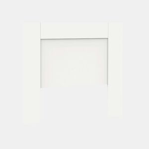 Cabeceira de cama Aroa de 100 cm, cabeceira para quarto, melamina branca fosca