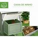 Gallinero Madera de Abeto, Metal PawHut Gallinero Madera de Abeto, Metal PawHut Gris