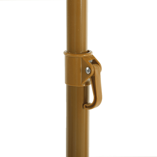 Outsunny Chapéu de Sol de Praia com Franjas de Palha Ø178 cm Chapéu de Sol com Inclinável Altura Ajustável UV50+ Bolsa de Transporte Ancoragem na Areia Castanho Claro