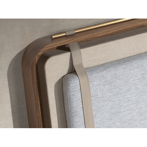 ANGEL CERDA Cama estofada com estrado multilâminas incluído