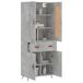 Aparador alto - Mueble de almacenamiento 69 Aparador alto - Mueble de almacenamiento 69 Gris