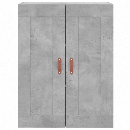Armário alto - Bufete - Móvel de apoio 69,5x34x180 cm derivados de madeira cinza cimento pt970