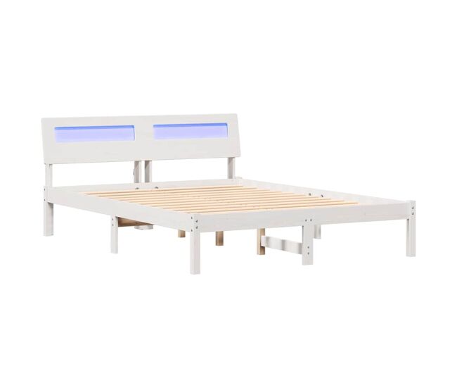 Estructura de cama doble matrimonial - 135 x 190 cm madera de pino macizo