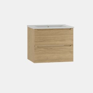Móvel lavatório simples encastrado 60cm Viggo Madeira