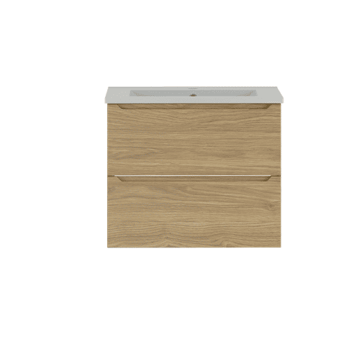Móvel lavatório simples encastrado 60cm Viggo Madeira