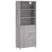 Aparador alto - Mueble de almacenamiento 69 Aparador alto - Mueble de almacenamiento 69 Roble/ Gris
