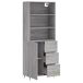 Aparador alto - Mueble de almacenamiento 69 Aparador alto - Mueble de almacenamiento 69 Roble/ Gris