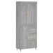 Aparador alto - Mueble de almacenamiento 69 Aparador alto - Mueble de almacenamiento 69 Roble/ Gris