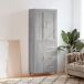Aparador alto - Mueble de almacenamiento 69 Aparador alto - Mueble de almacenamiento 69 Roble/ Gris