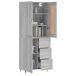 Aparador alto - Mueble de almacenamiento 69 Aparador alto - Mueble de almacenamiento 69 Roble/ Gris