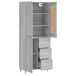 Aparador alto - Mueble de almacenamiento 69 Aparador alto - Mueble de almacenamiento 69 Roble/ Gris