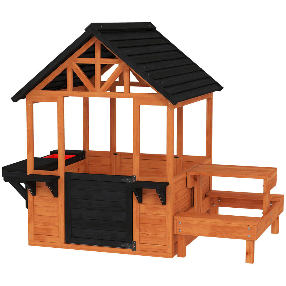 Casita Infantil Madera de Abeto AIYAPLAY