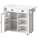 Isla de Cocina MDF HOMCOM, hogar - cocina Isla de Cocina MDF HOMCOM, hogar - cocina Blanco