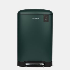 Caixote Cozinha Pedal 20L Les Collectors N°501 | Aço Inoxidável | Balde Interior Removível | Fecho Silencioso | Verde