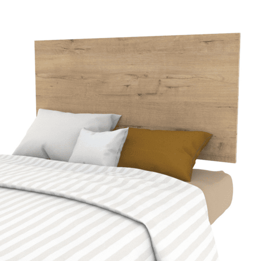 Cabeceira de quarto Camila de 100 cm, para parede, em melamina cor carvalho dourado.
