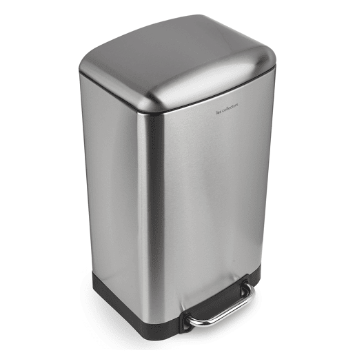 Caixote Cozinha Pedal 30L Les Collectors N°712 | Aço Inoxidável | Balde Interior Removível | Fecho Silencioso | Prateado Caixote Cozinha Pedal 30L Les Collectors N°712 | Aço Inoxidável | Balde Interior Removível | Fecho Silencioso | Prateado