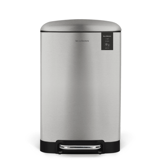 Caixote Cozinha Pedal 20L Les Collectors N°512 | Aço Inoxidável | Balde Interior Removível | Fecho Silencioso | Prateado Caixote Cozinha Pedal 20L Les Collectors N°512 | Aço Inoxidável | Balde Interior Removível | Fecho Silencioso | Prateado