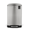 Caixote Cozinha Pedal 20L Les Collectors N°512 | Aço Inoxidável | Balde Interior Removível | Fecho Silencioso | Prateado