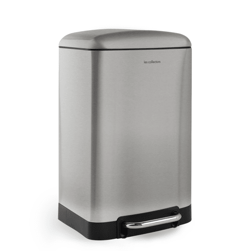 Caixote Cozinha Pedal 20L Les Collectors N°512 | Aço Inoxidável | Balde Interior Removível | Fecho Silencioso | Prateado Caixote Cozinha Pedal 20L Les Collectors N°512 | Aço Inoxidável | Balde Interior Removível | Fecho Silencioso | Prateado