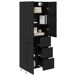 Aparador alto - Mueble de almacenamiento 2 pcs 69 Aparador alto - Mueble de almacenamiento 2 pcs 69 Blanco