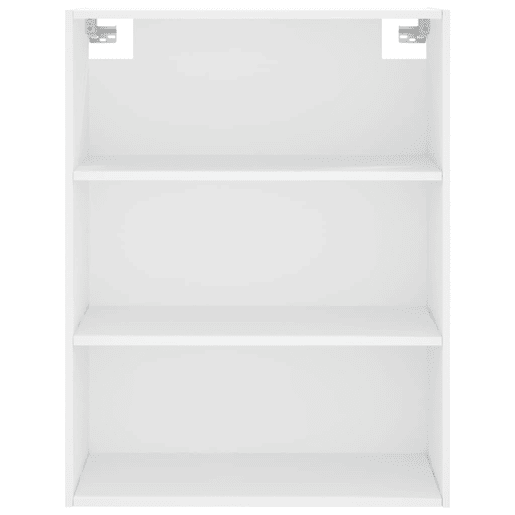 Armário alto - Bufete - Móvel de apoio 69,5x34x180 cm derivados de madeira branco pt748