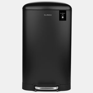 Caixote Cozinha Pedal 40L Les Collectors N°867 | Aço Inoxidável | Balde Interior Removível | Fecho Silencioso | Preto Mate