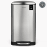 Caixote Cozinha Pedal 40L Les Collectors N°875 | Aço Inoxidável | Balde Interior Removível | Fecho Silencioso | Prateado