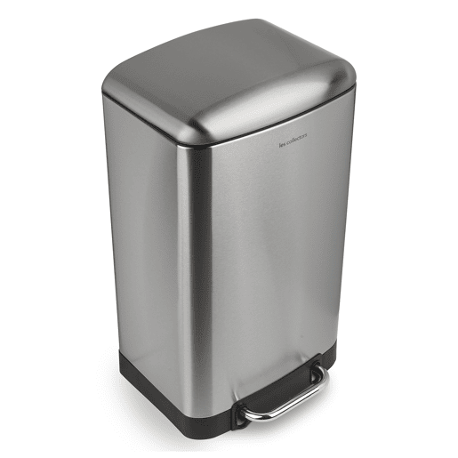 Caixote Cozinha Pedal 40L Les Collectors N°875 | Aço Inoxidável | Balde Interior Removível | Fecho Silencioso | Prateado Caixote Cozinha Pedal 40L Les Collectors N°875 | Aço Inoxidável | Balde Interior Removível | Fecho Silencioso | Prateado