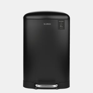 Caixote Cozinha Pedal 20L Les Collectors N°505 | Aço Inoxidável | Balde Interior Removível | Fecho Silencioso | Preto