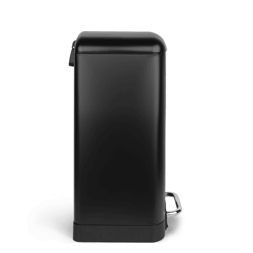 Caixote Cozinha Pedal 20L Les Collectors N°505 | Aço Inoxidável | Balde Interior Removível | Fecho Silencioso | Preto