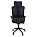 Silla de oficina Ergovan con ruedas y refuerzo lumbar Silla de oficina Ergovan con ruedas y refuerzo lumbar Negro
