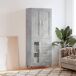 Aparador alto - Mueble de almacenamiento 69 Aparador alto - Mueble de almacenamiento 69 Gris