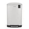 Caixote Cozinha Pedal 20L Les Collectors N°528 | Aço Inoxidável | Balde Interior Removível | Fecho Silencioso | Branco